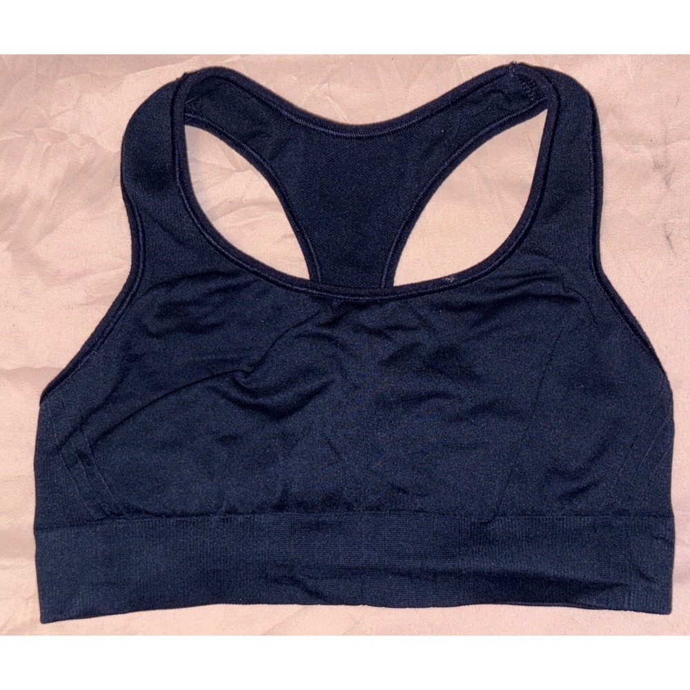 C9 by Champion‎ Navy Blue Medium Impact Racerback Sports Bra, Small